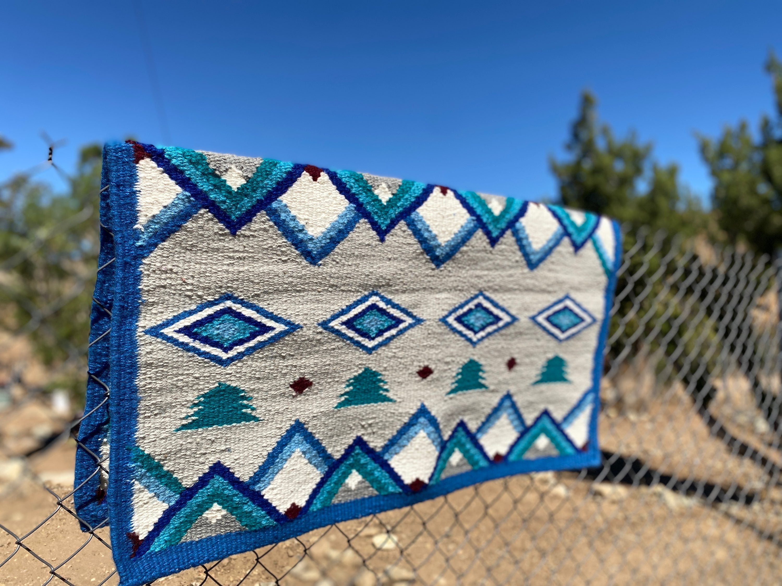 Wool Saddle Blanket “Wonderland”  image 0