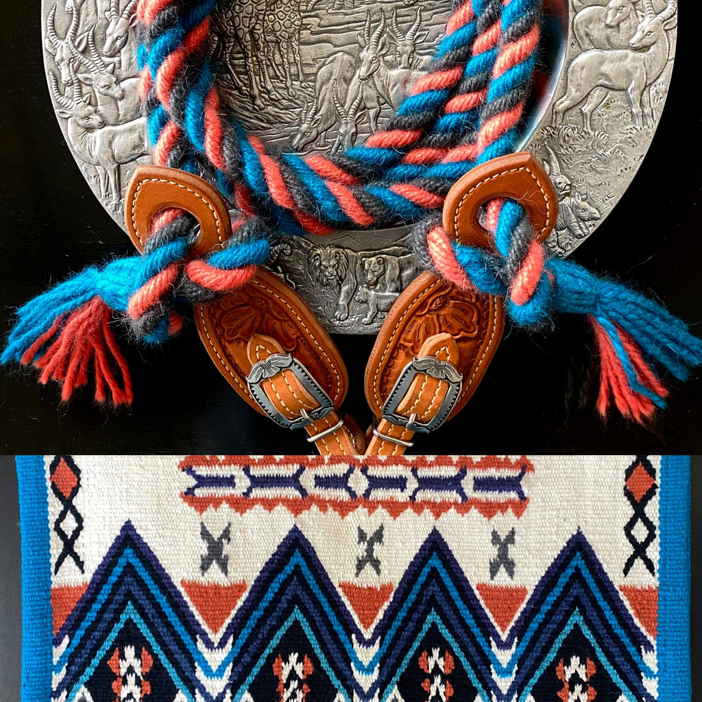 Wool Saddle Blanket ~ Midnight Rider image 4