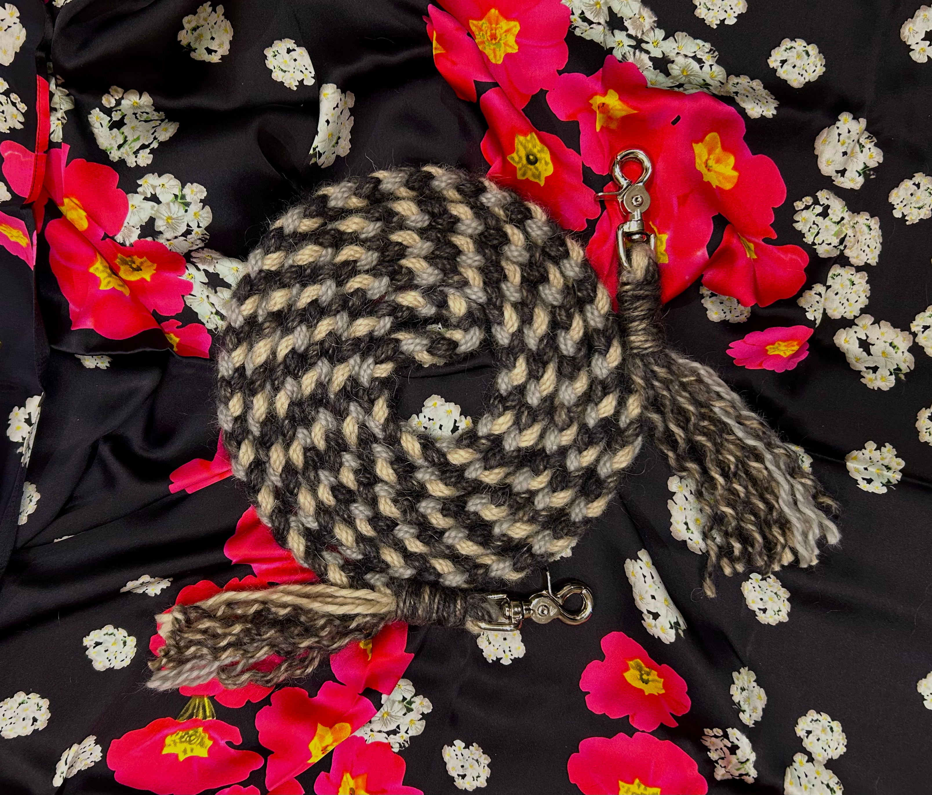Mohair-Alpaca Barrel Reins image 1