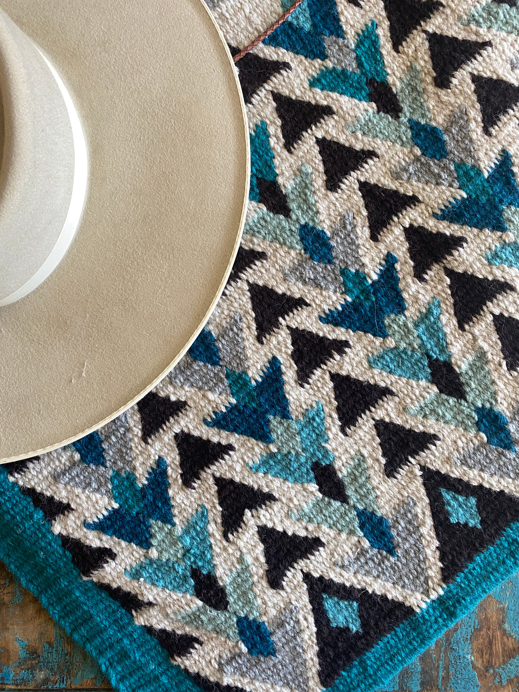 Saddle Blanket “Deep Ocean” image 1