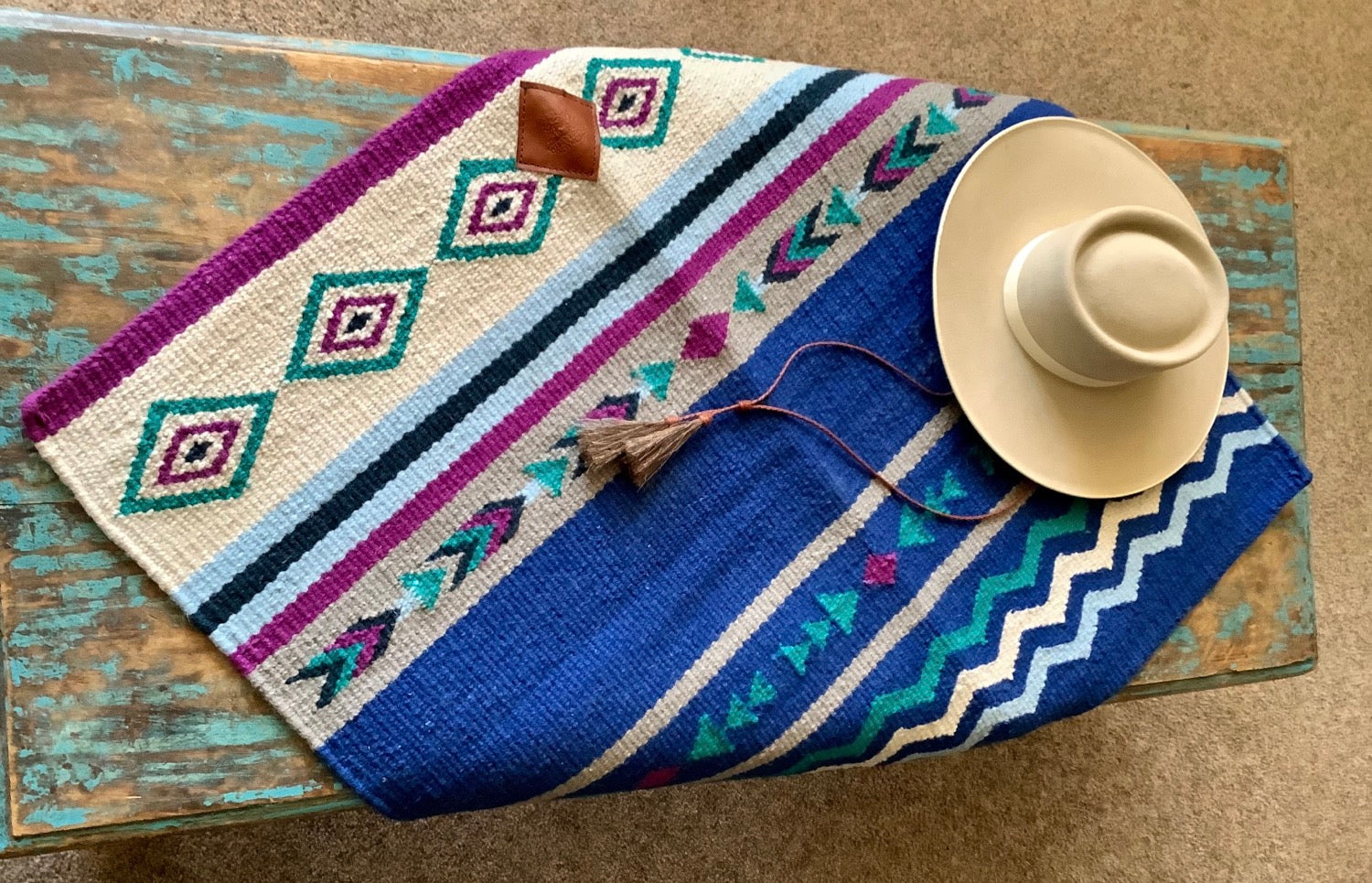 Wool saddle Blanket ~ “Braveheart” image 0