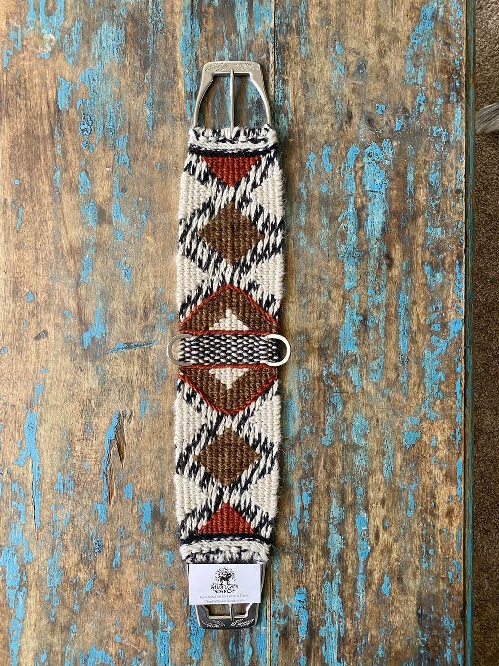“Smokes Ride” Mohair Cinch 28” image 3