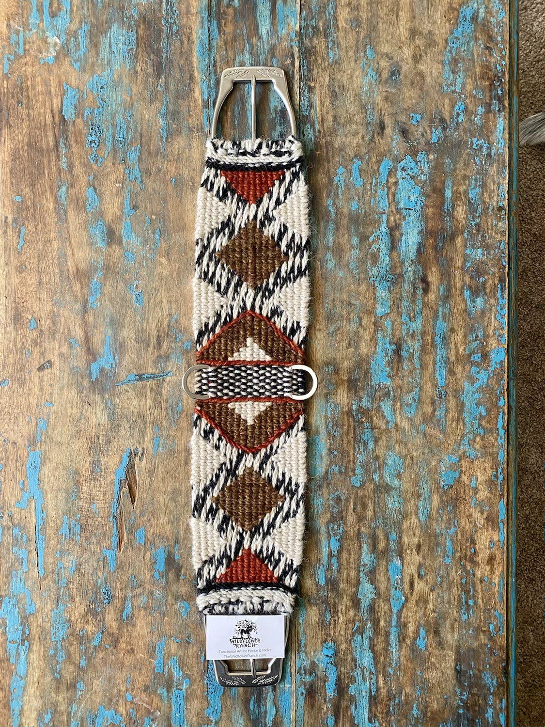 “Smokes Ride” Mohair Cinch 28” image 3