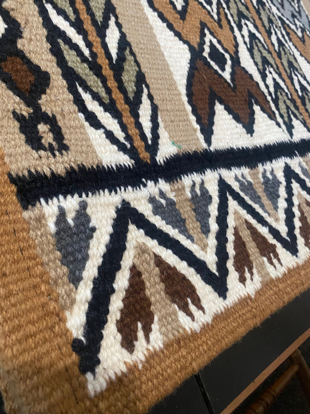 Wool Saddle Blanket ~ Kickin’ Dust, Buckskin image 5