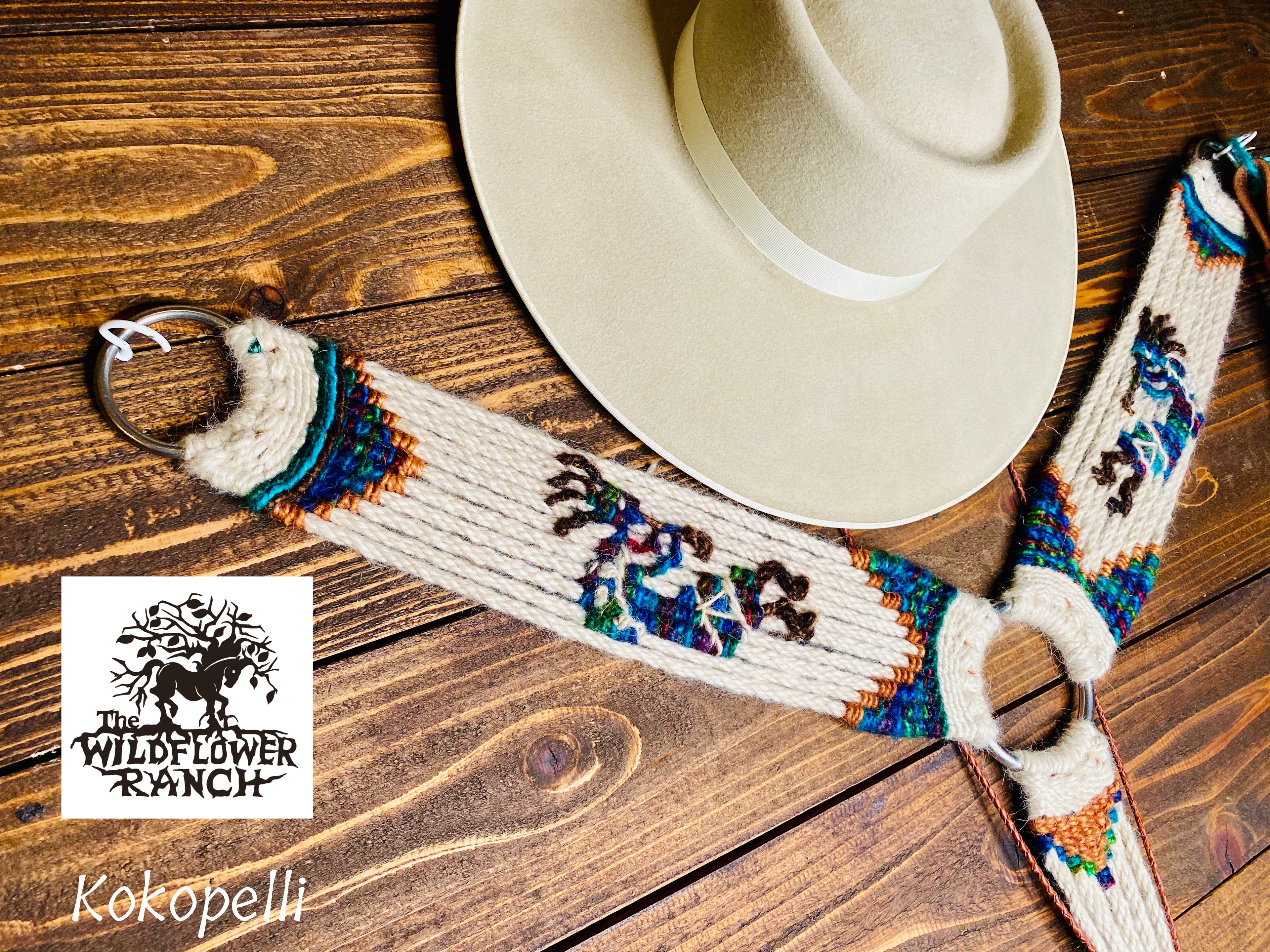 Mohair Breast Collar ~Kokopelli Design Custom Order image 3