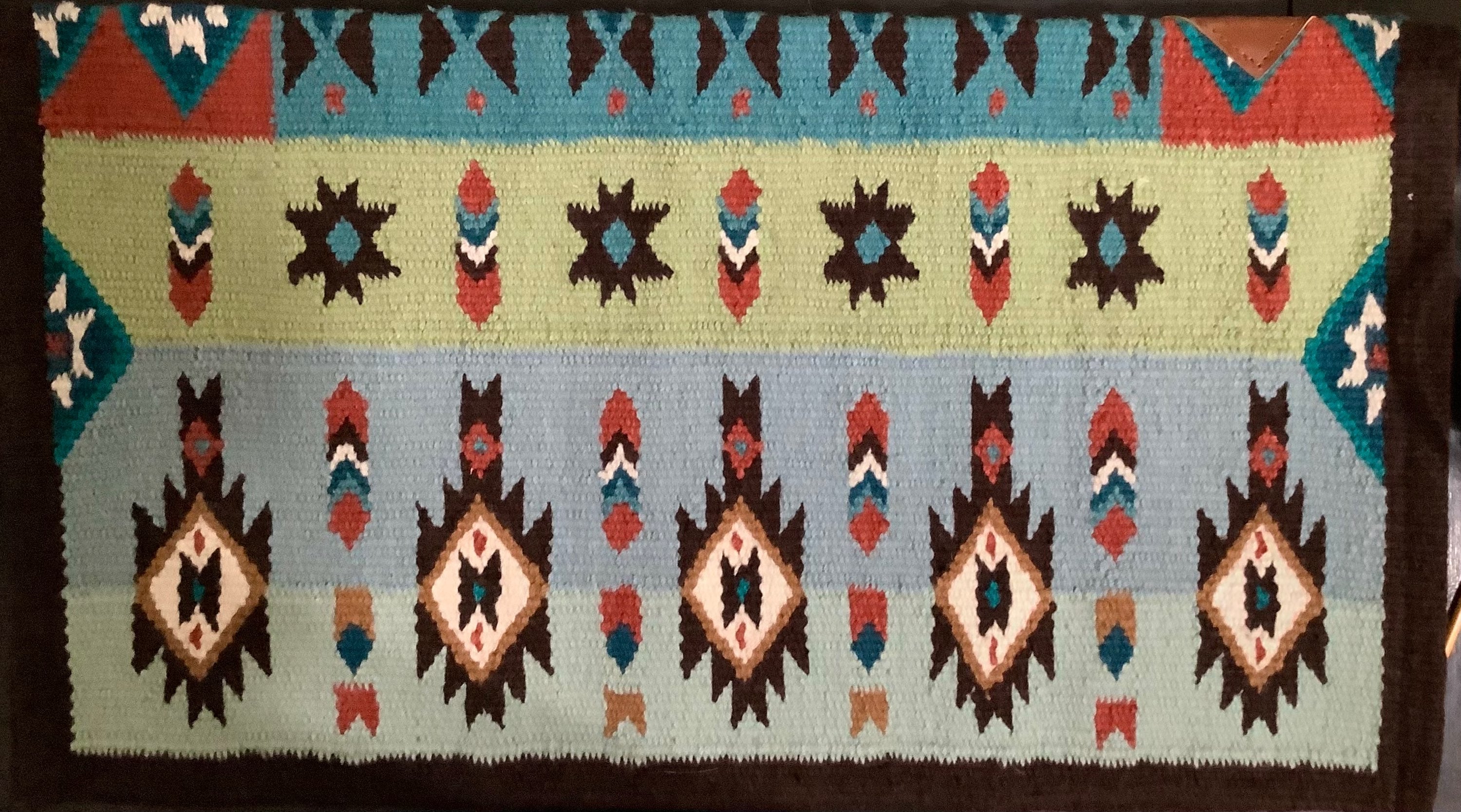 Wool Saddle Blanket ~ “Santa Ynez” image 1