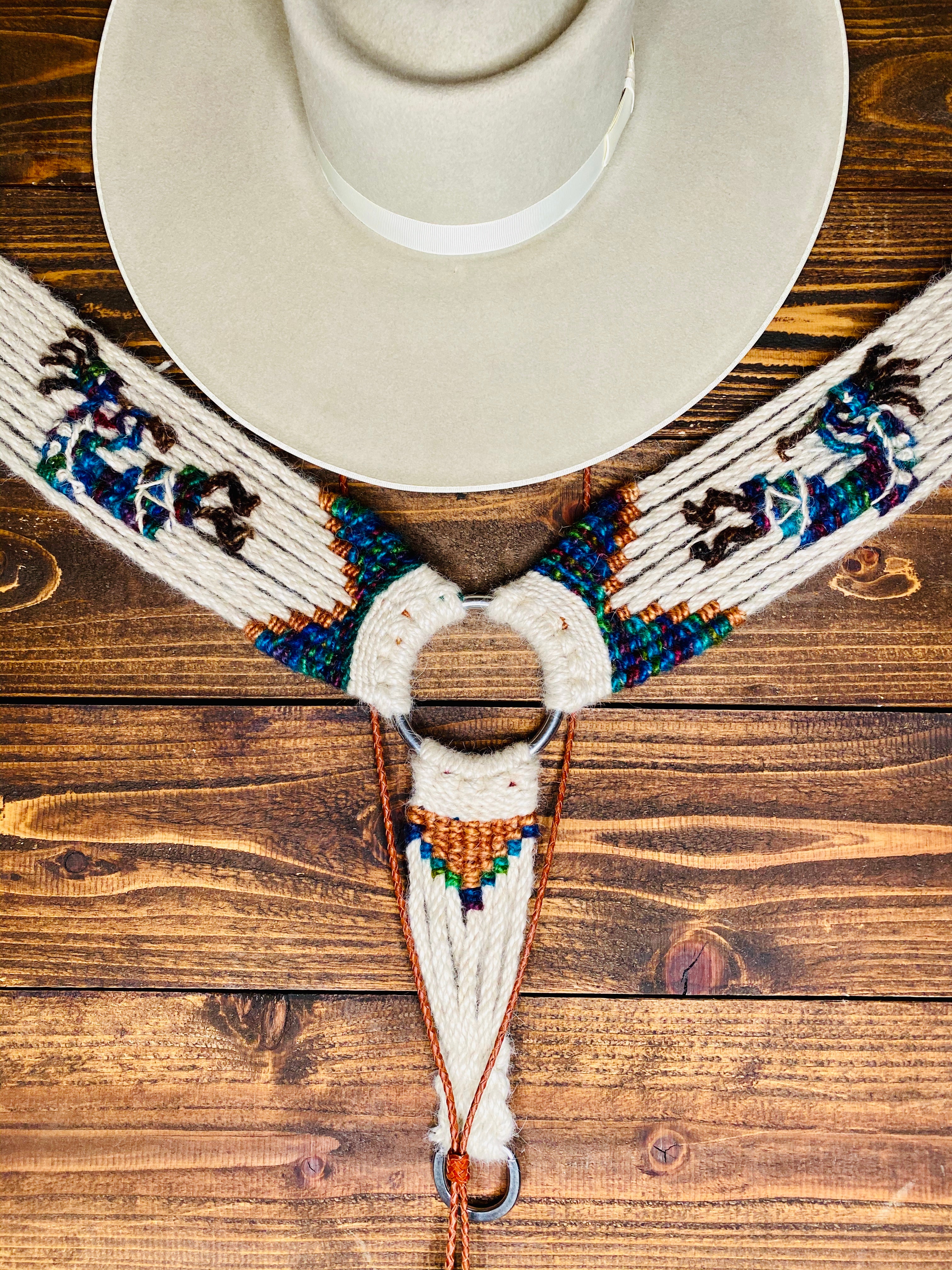 Mohair Breast Collar ~Kokopelli Design Custom Order image 2
