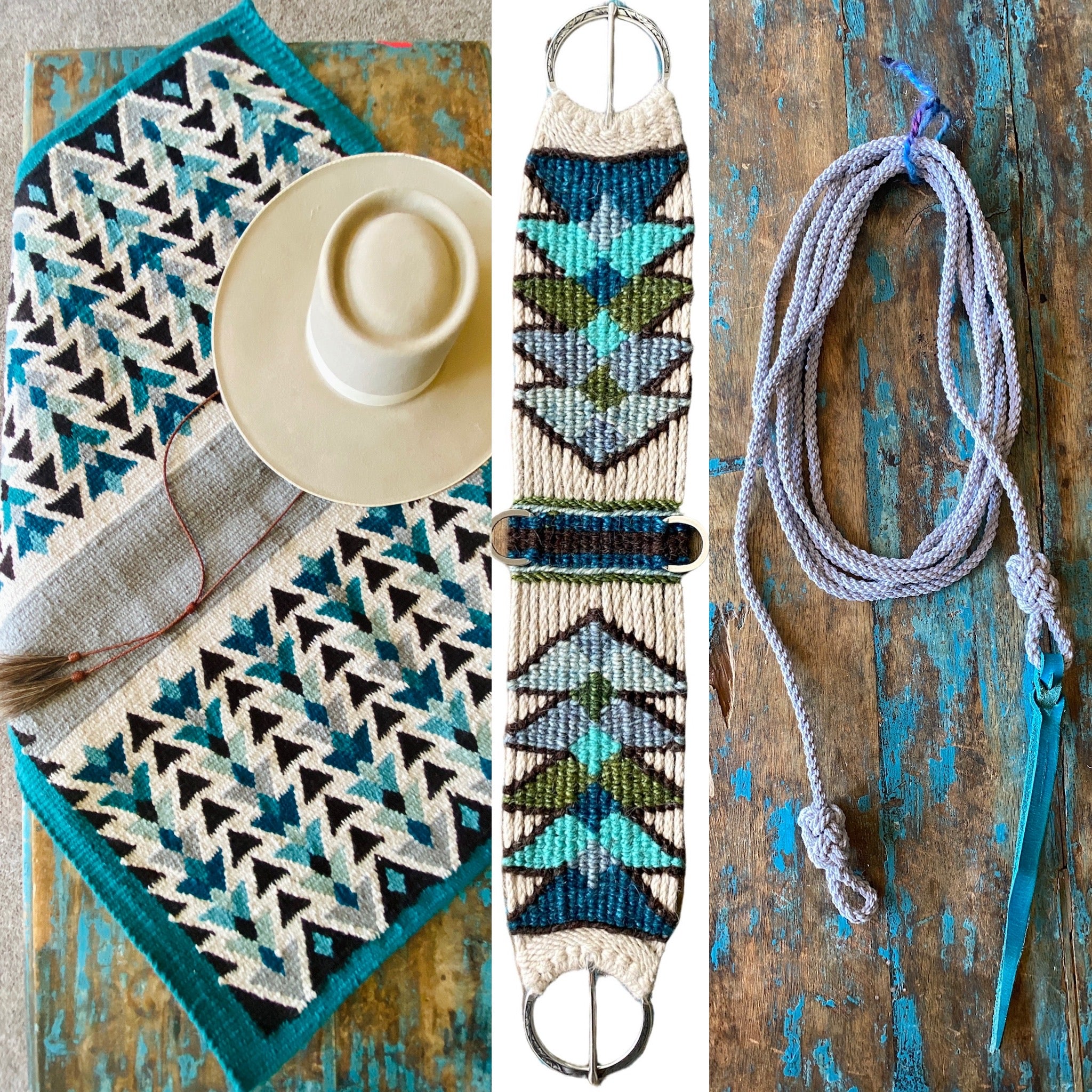 Saddle Blanket “Deep Ocean” image 3