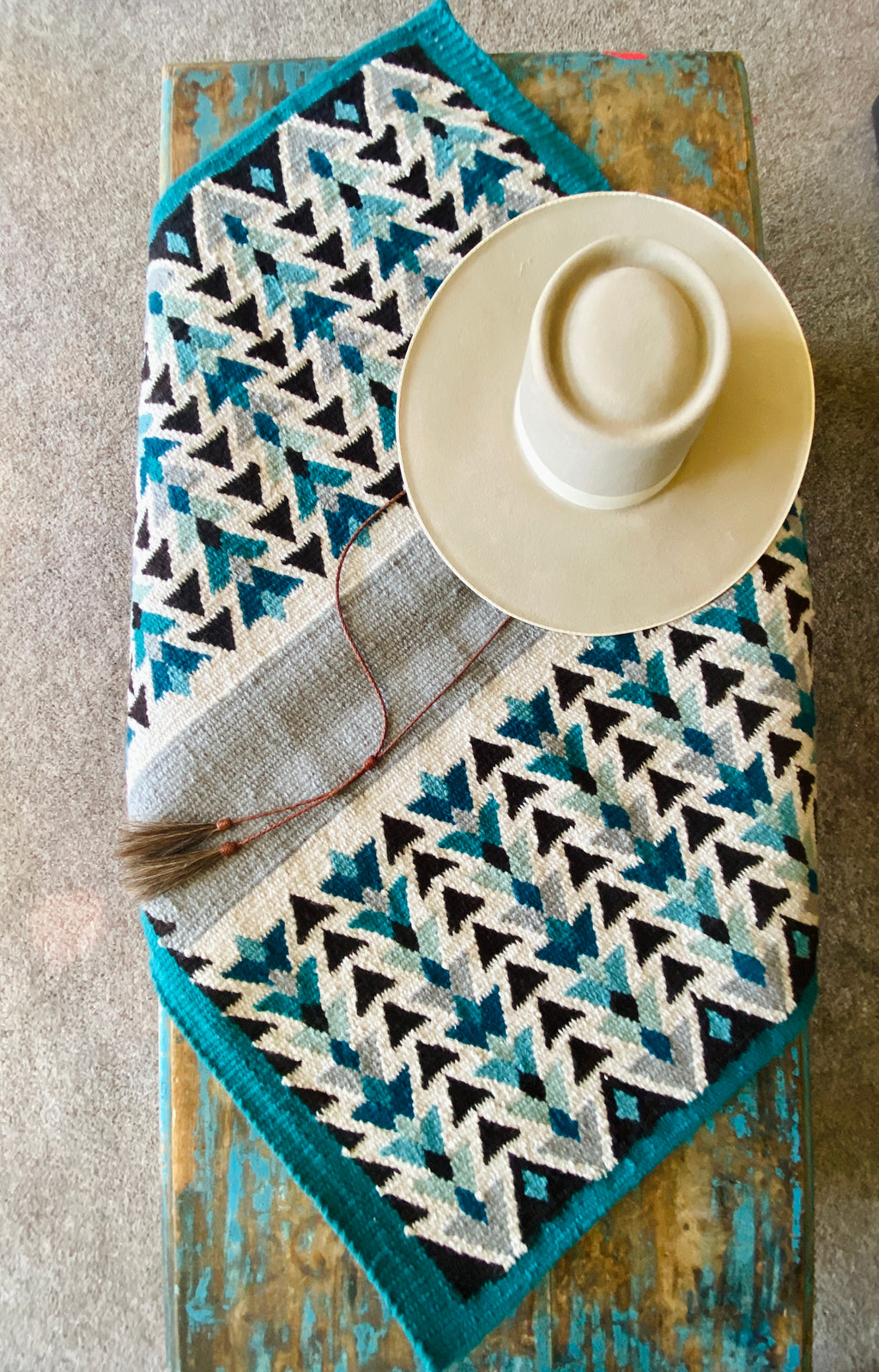Saddle Blanket “Deep Ocean” image 0