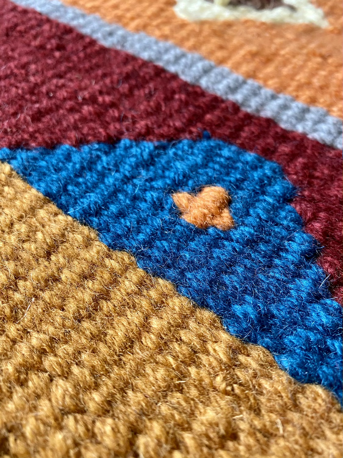 Saddle Blanket Wool ~ Antelope Canyon image 2