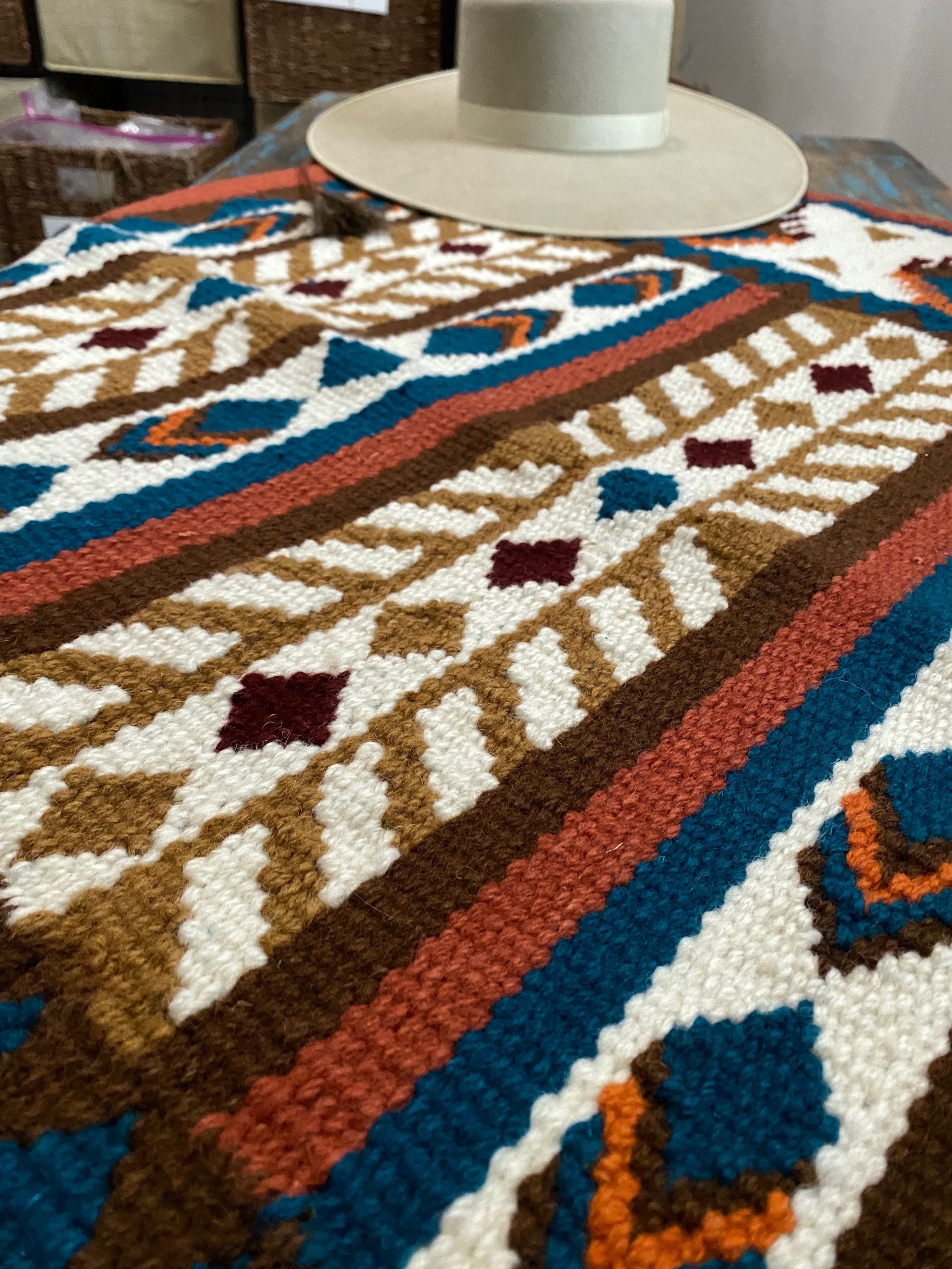 Wool Saddle Blanket ~ Warrior image 1
