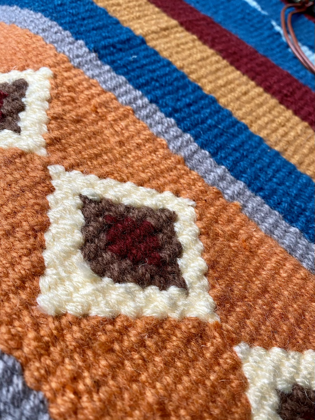 Saddle Blanket Wool ~ Antelope Canyon image 1
