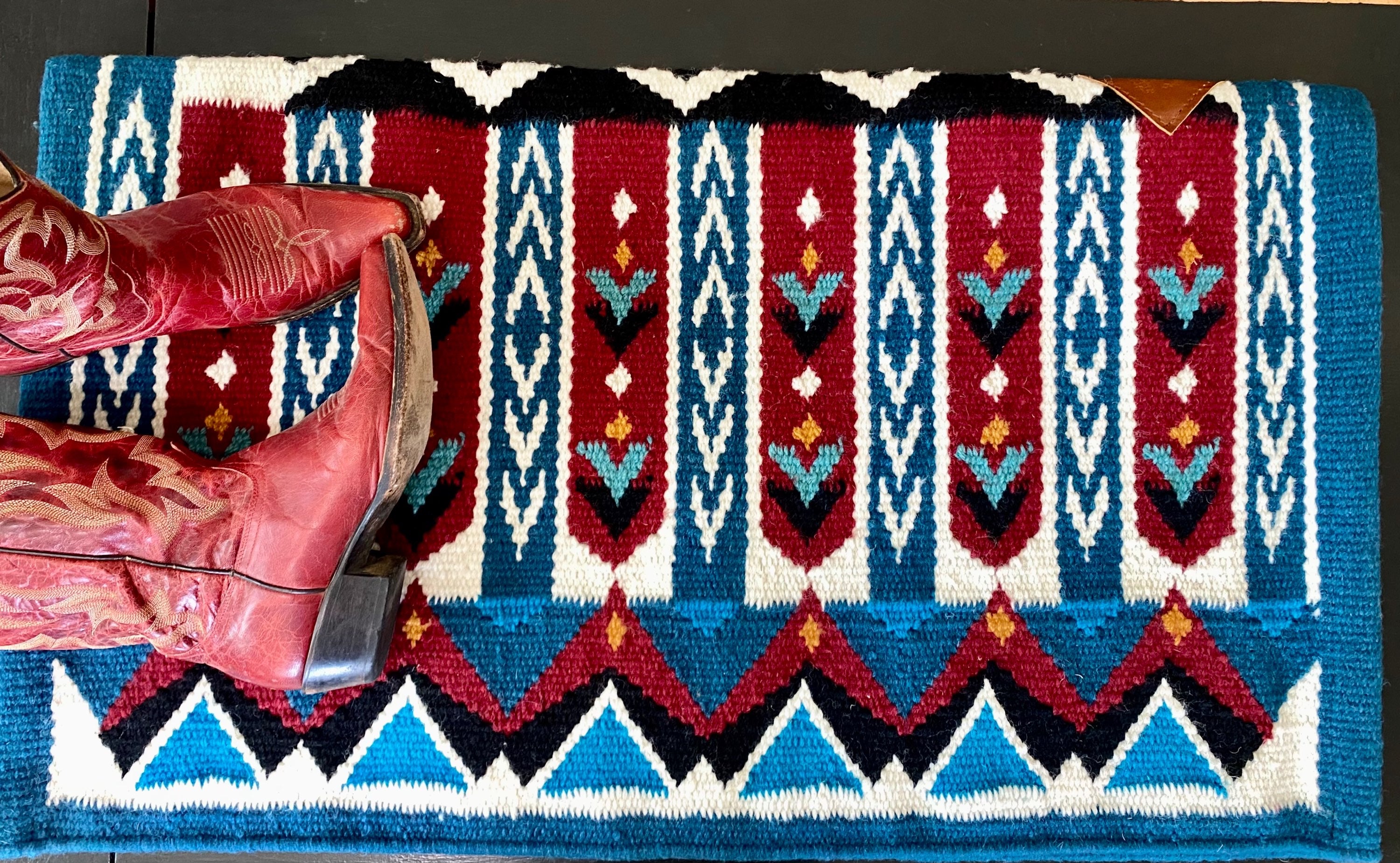 Wool Saddle BLanket ~ Laredo image 1