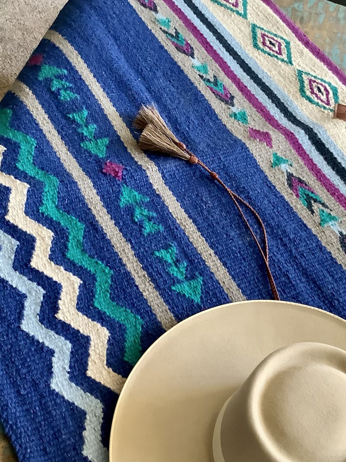 Wool saddle Blanket ~ “Braveheart” image 3