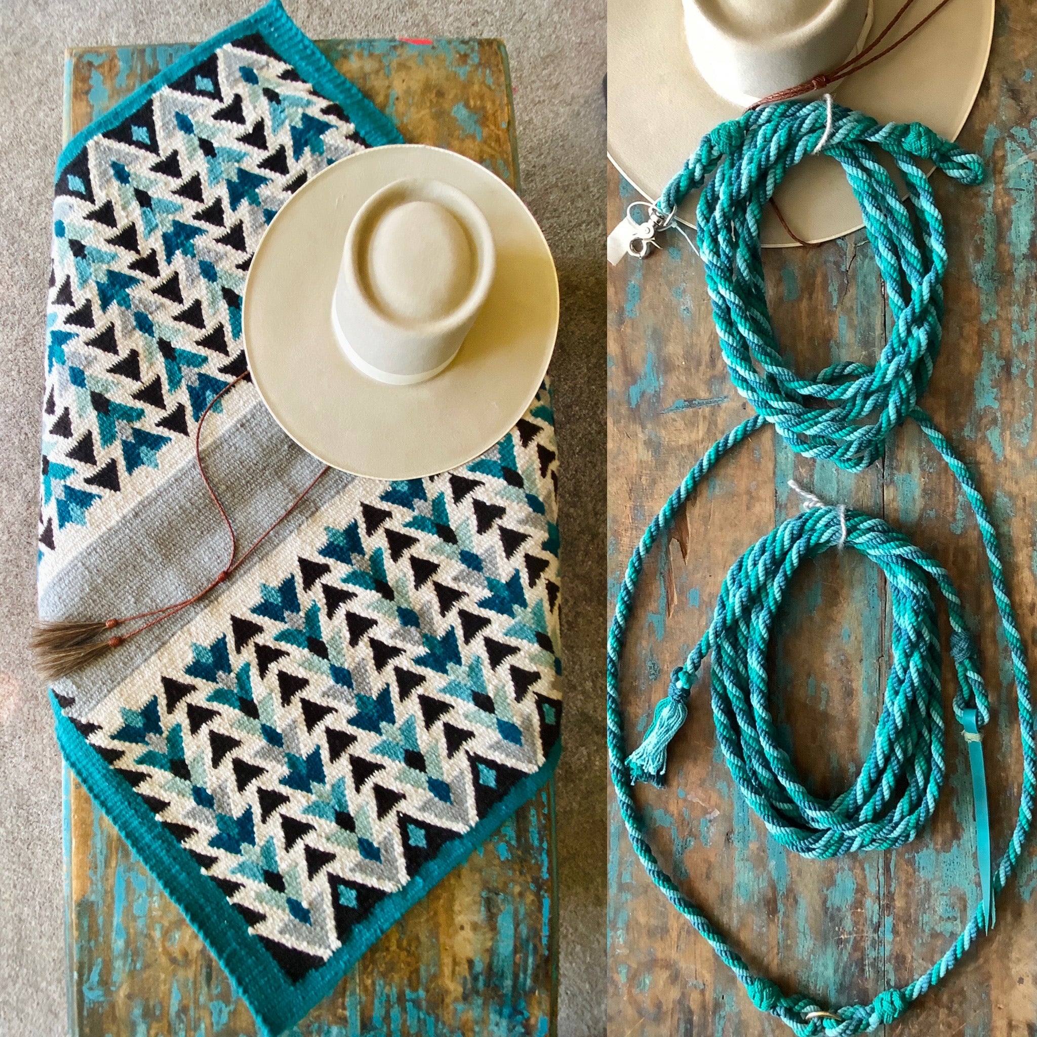 Saddle Blanket “Deep Ocean” image 2