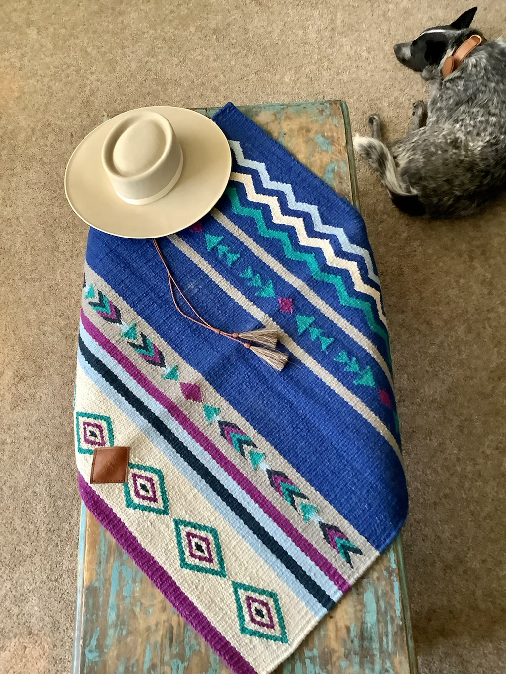 Wool saddle Blanket ~ “Braveheart” image 2