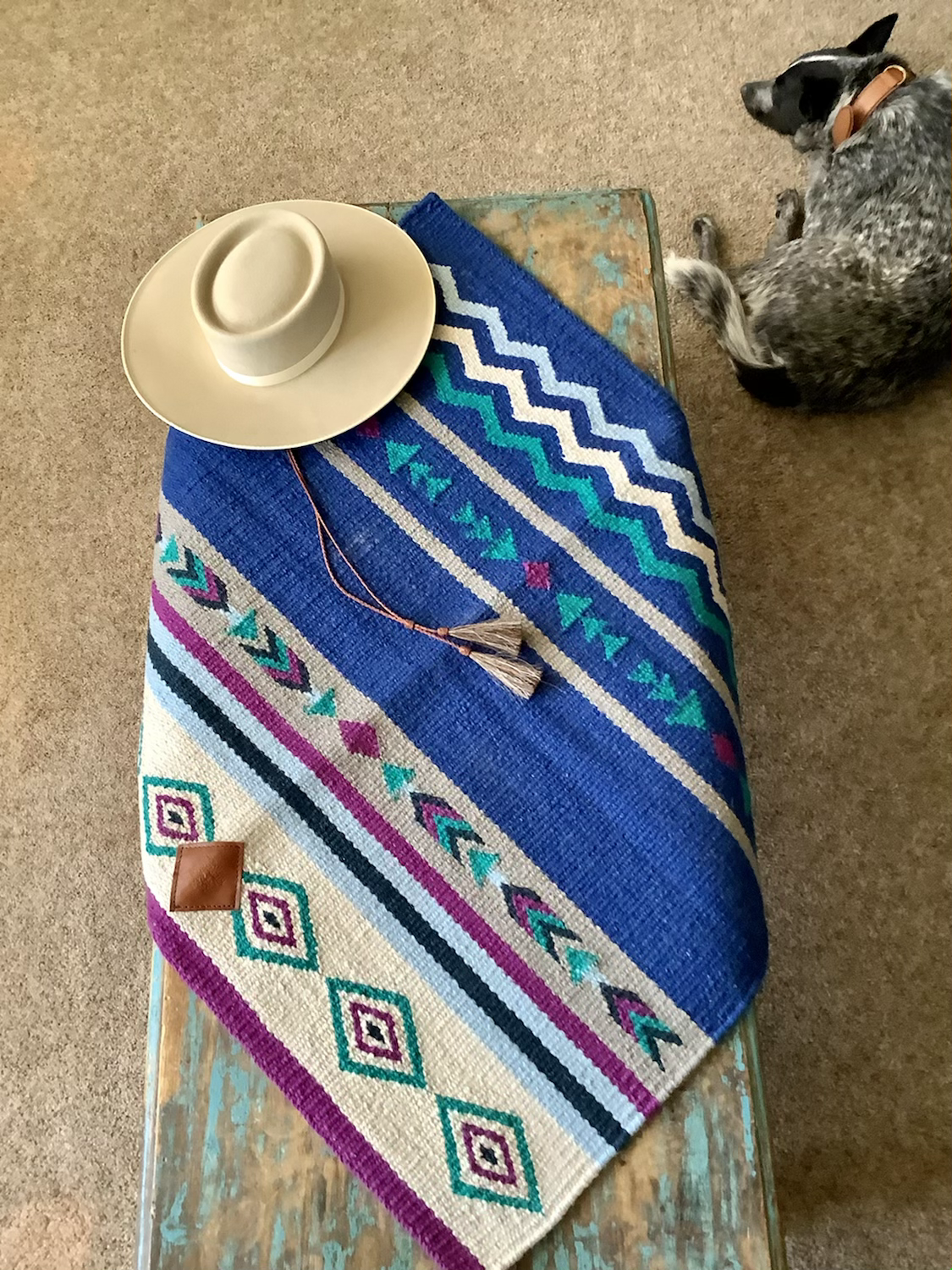 Wool saddle Blanket ~ “Braveheart” image 2
