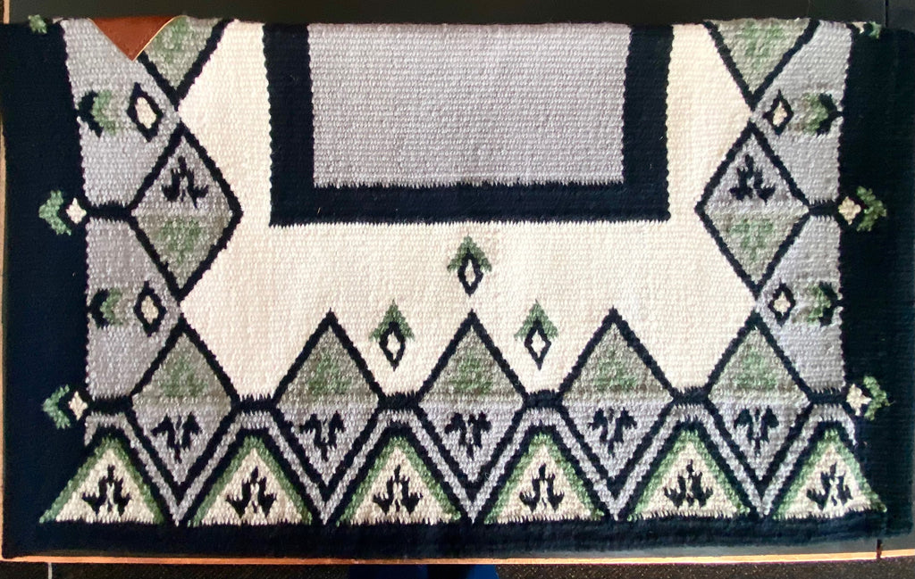 Ranch & Arena SADDLE BLANKET ~ Asheville Sage image 0
