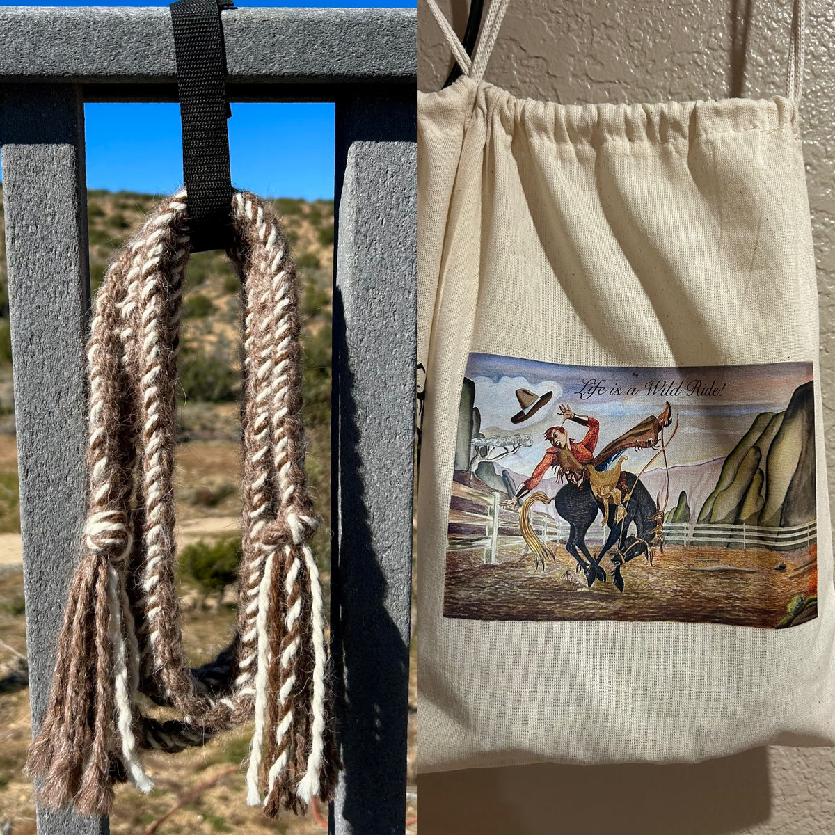 Silk and Mohair Reins ~ The Gossamer Cowgirl Collection
