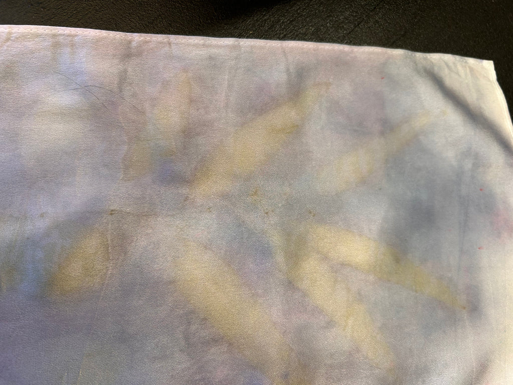 Silk Eco-Print, Wild-Wild Rag - Into the Mystic Mirror
