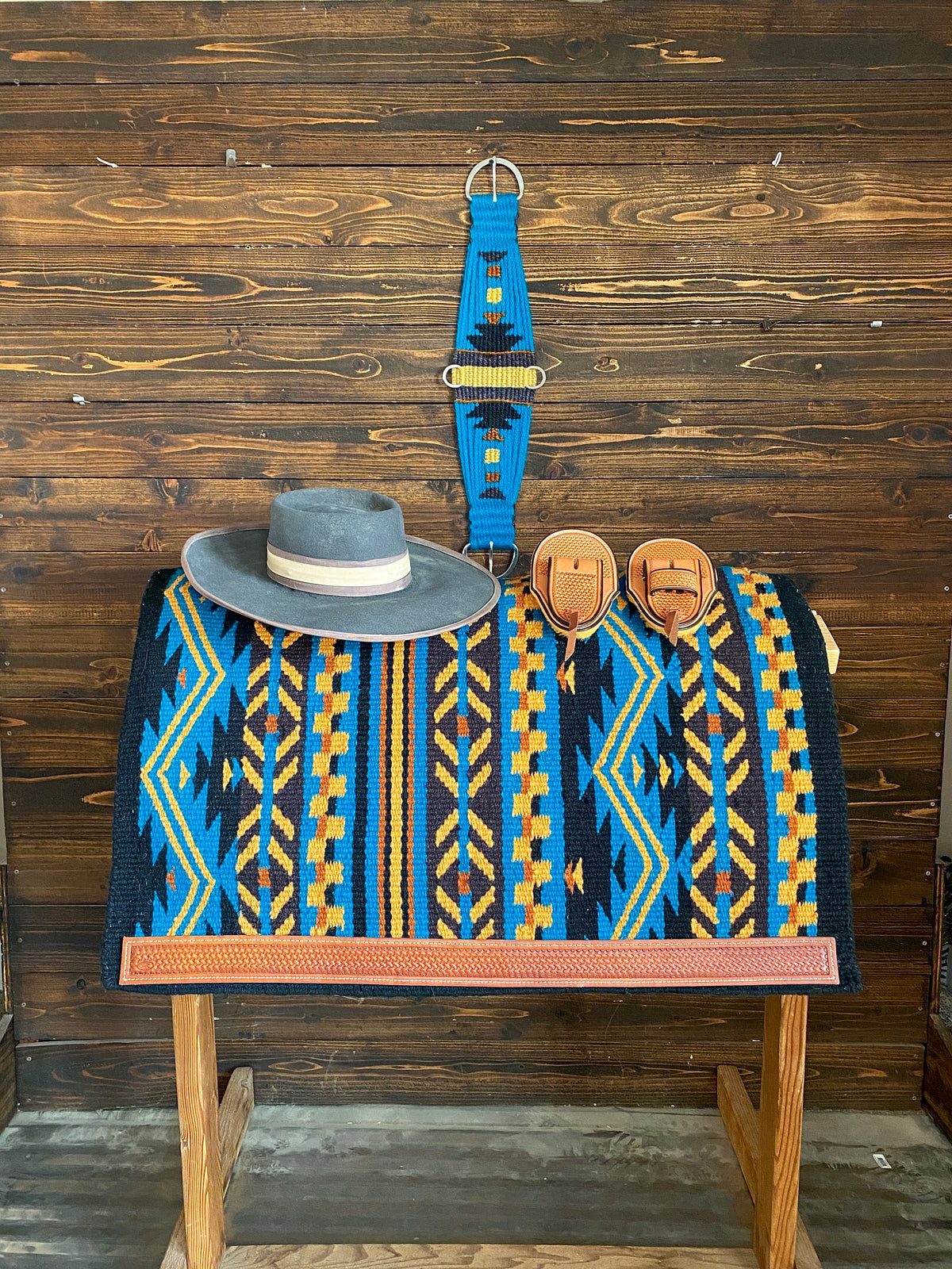 Elements Saddle Blanket ~ Turquoise
