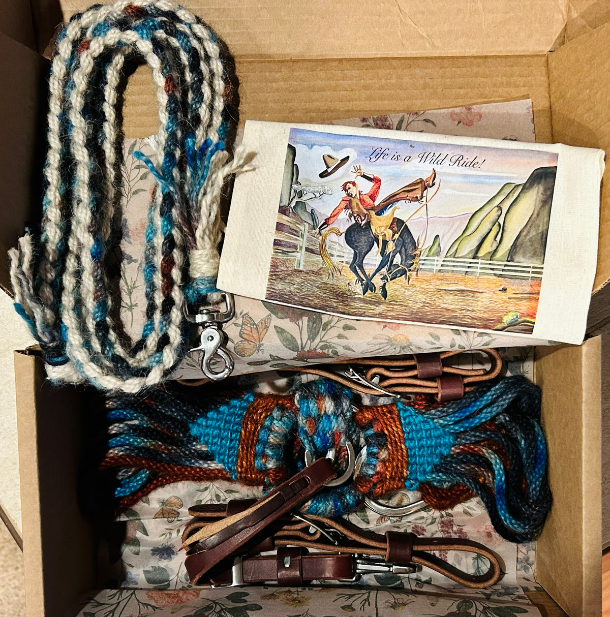 "Life is a Wild Ride" Tack Bag