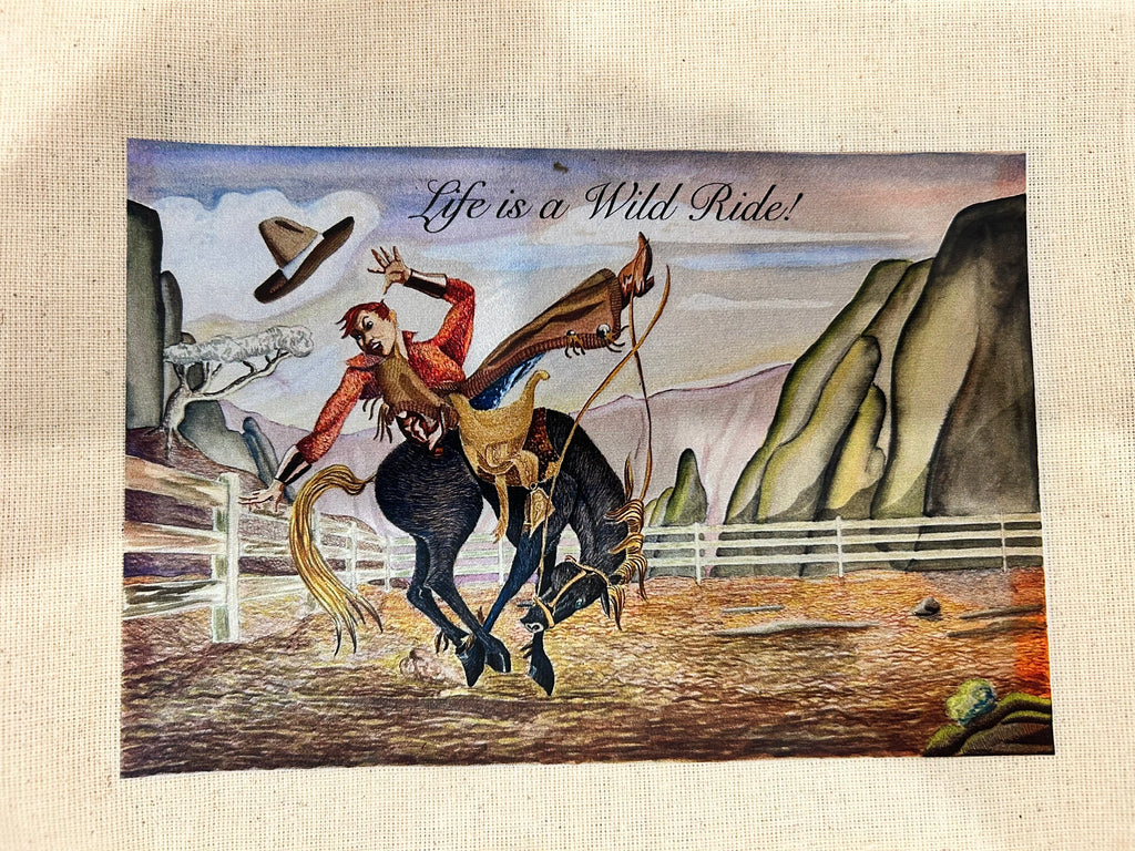 "Life is a Wild Ride" Tack Bag