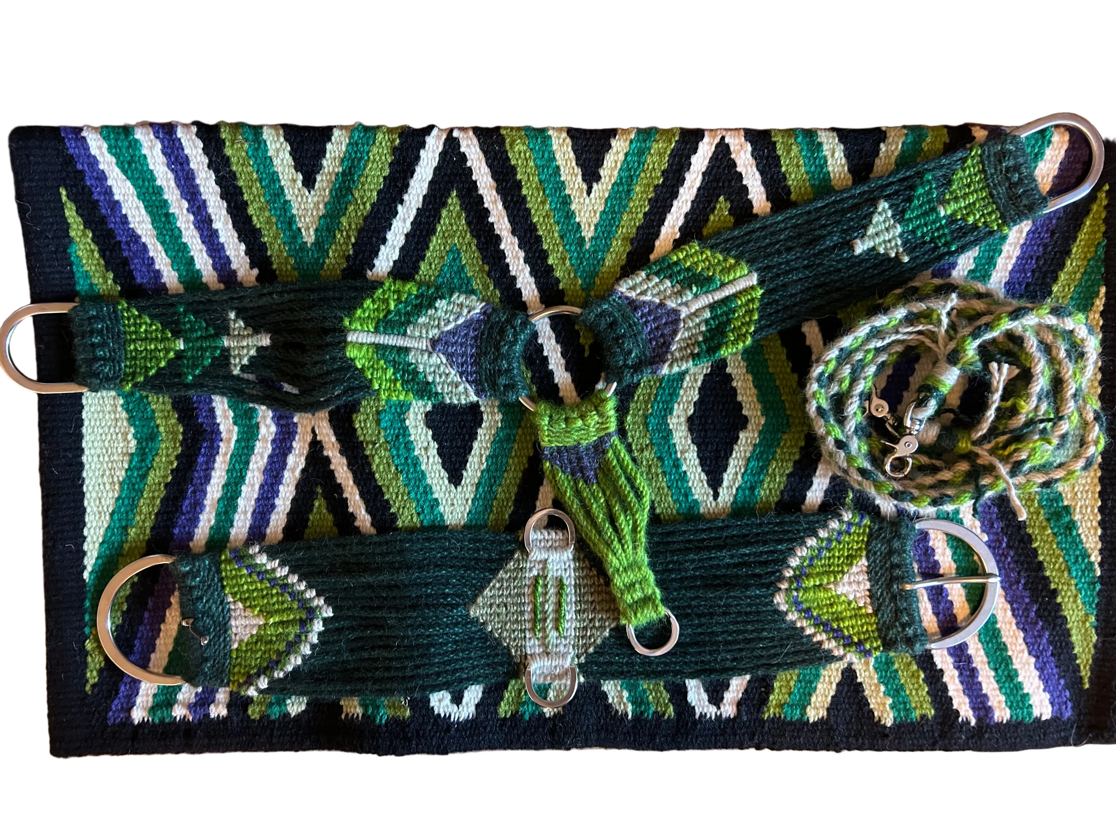 Wool Saddle Blanket /Pad ~ Seein’ Double