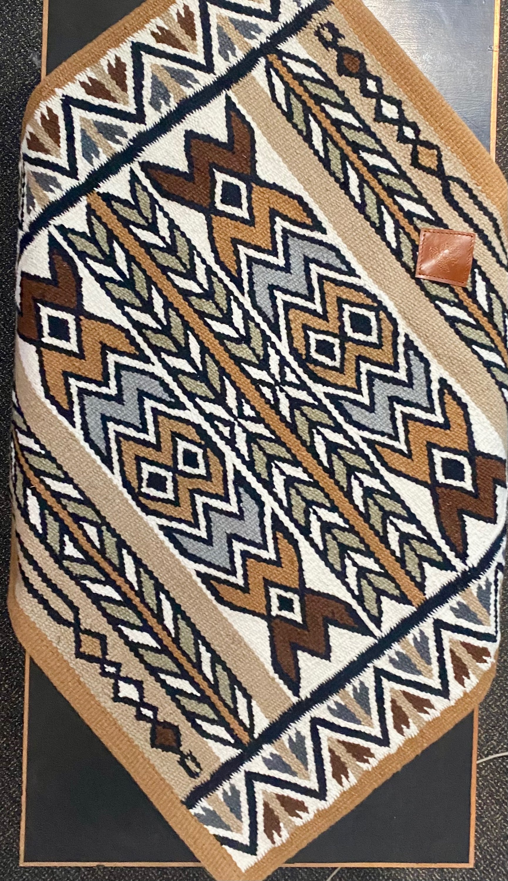 Wool Saddle Blanket ~ Kickin’ Dust, Buckskin image 3