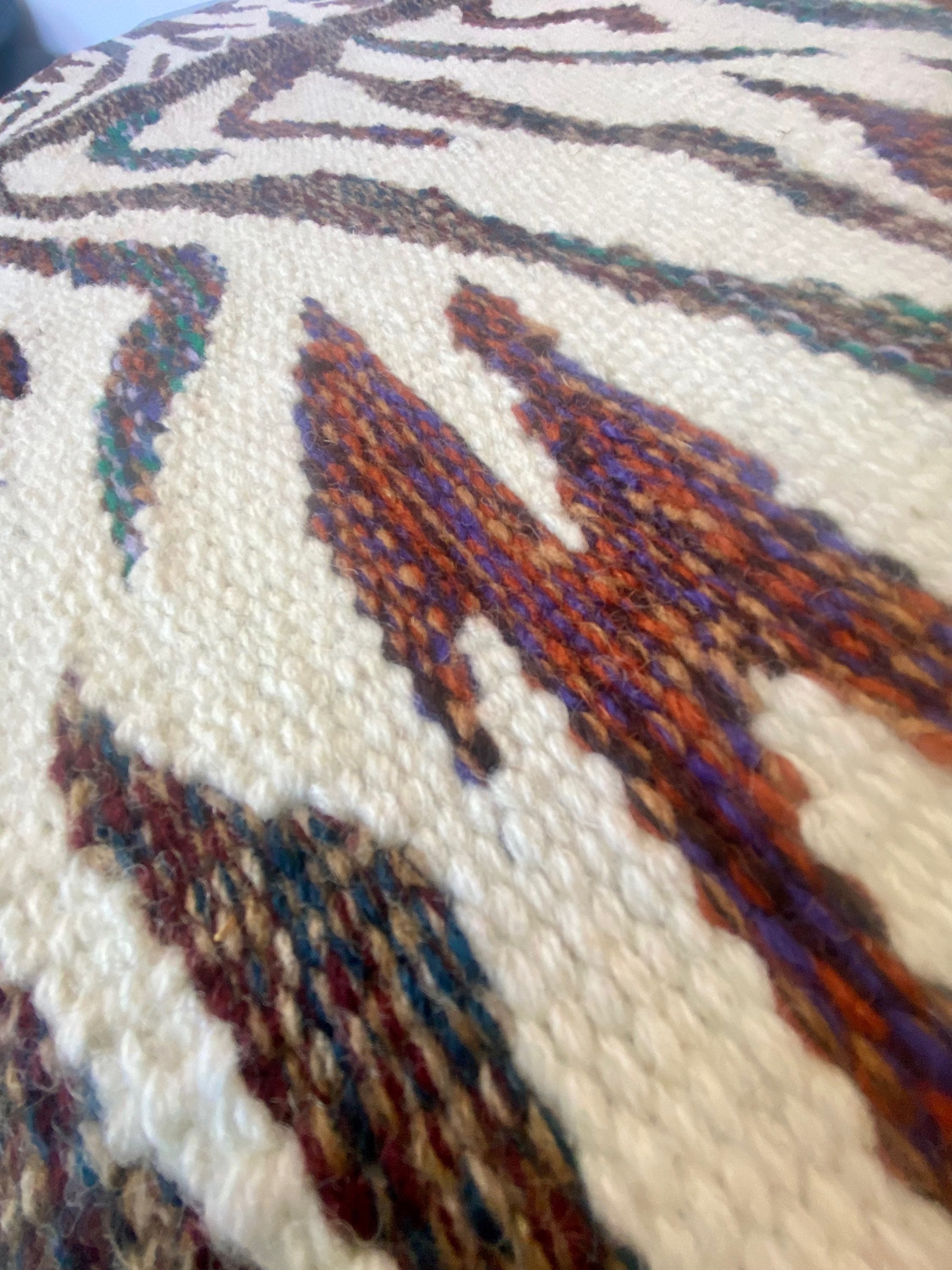 Wool Saddle Blanket  ~ ZAZU Tweed Stripe image 3