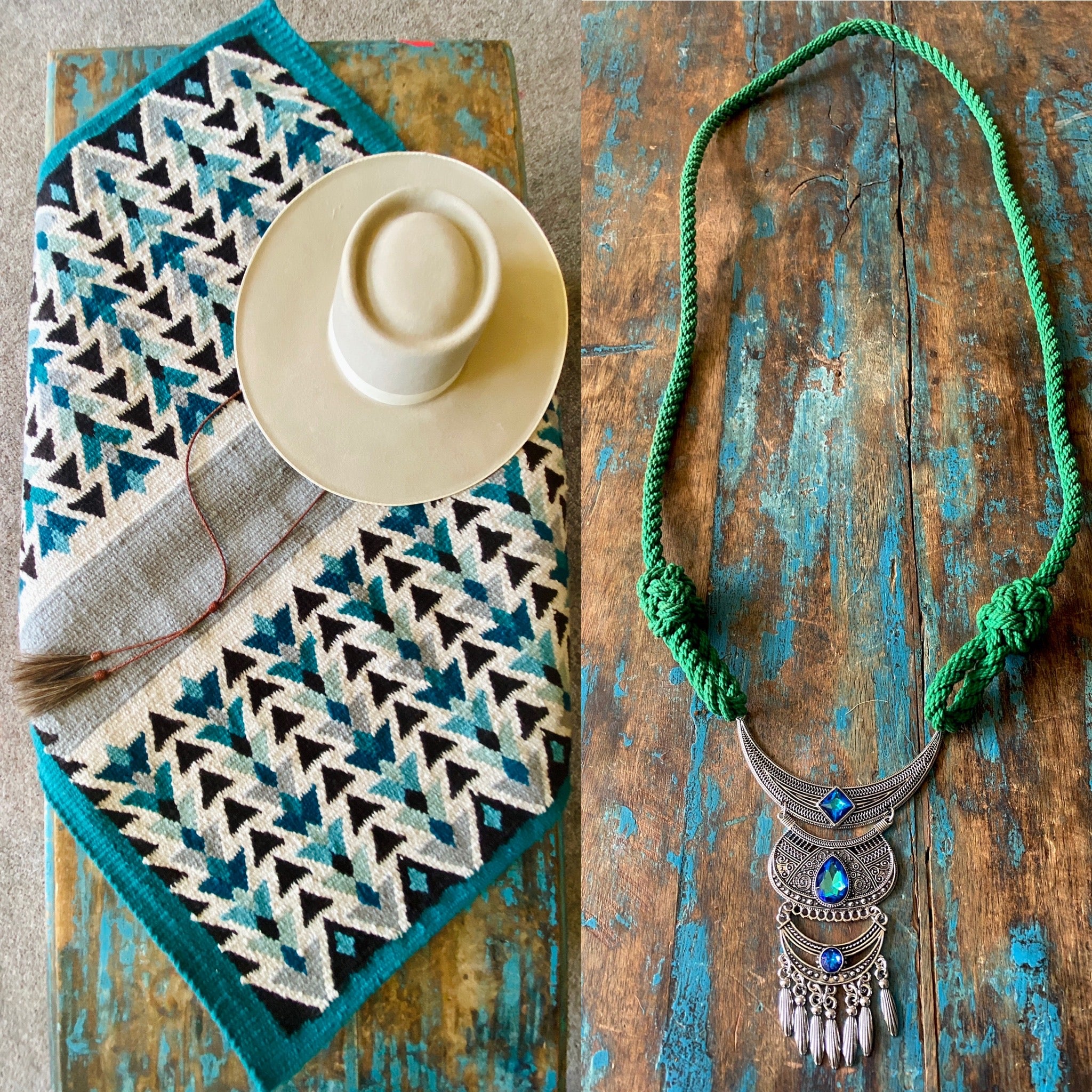 Saddle Blanket “Deep Ocean” image 4