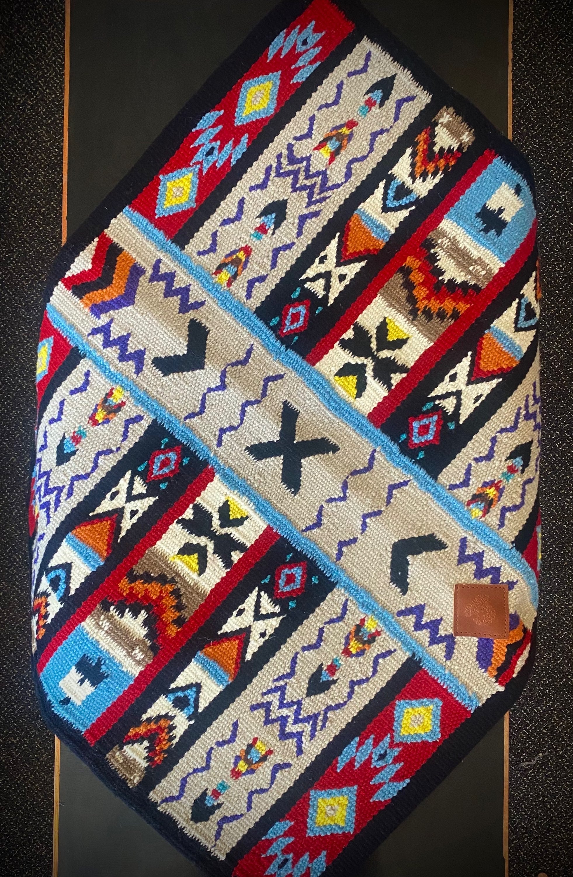 Wool Saddle Blanket ~  Jumpin’ Jack Flash image 2
