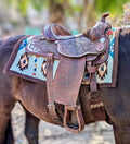Wool Saddle Blanket ~ “Santa Ynez” image 0