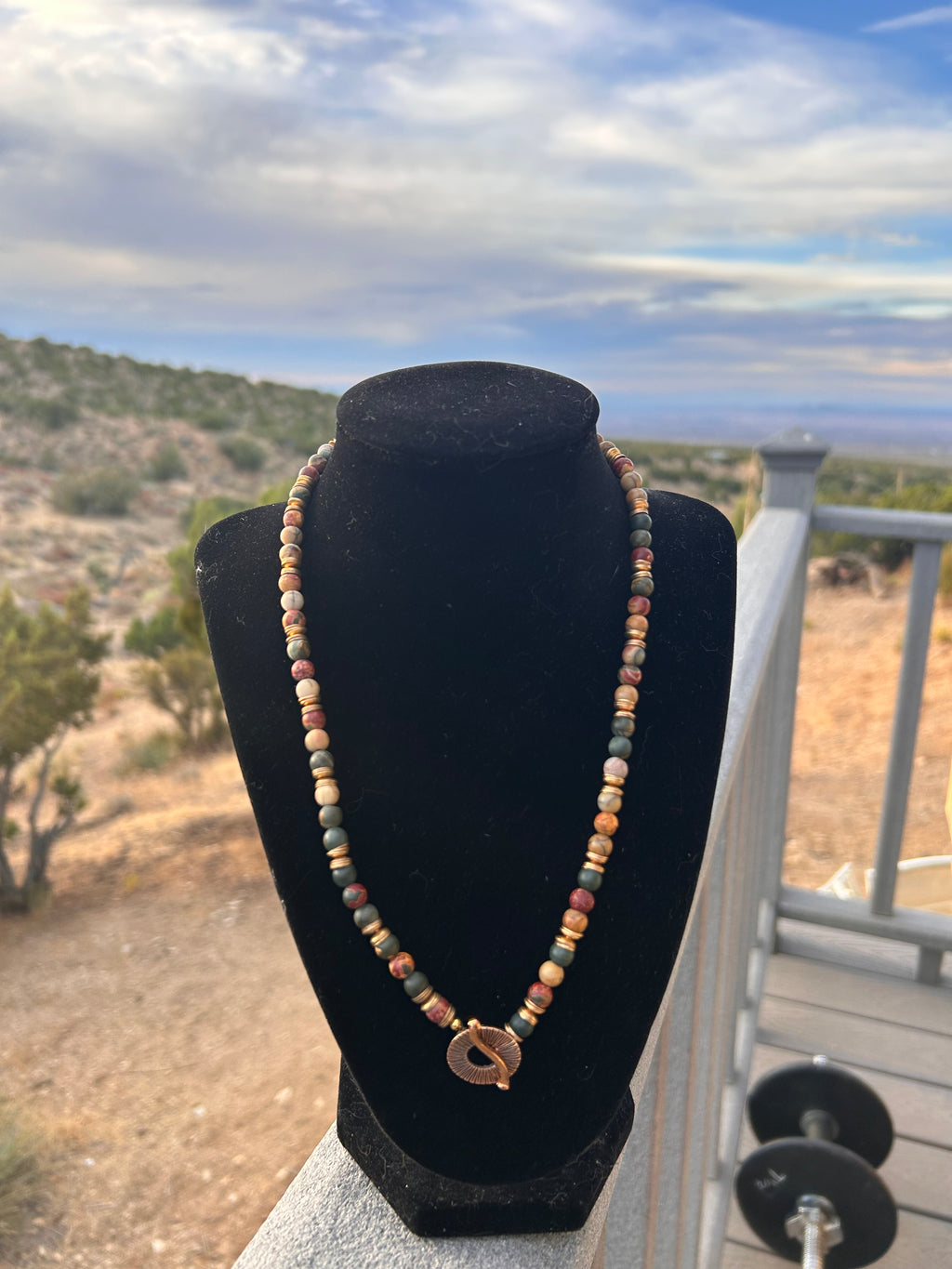 Agate Necklace ~ Desert Earth