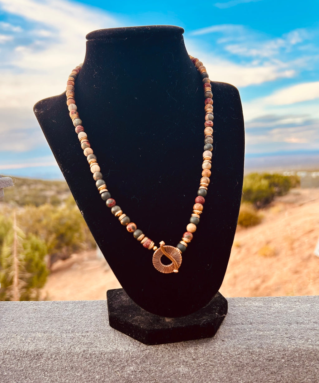 Agate Necklace ~ Desert Earth