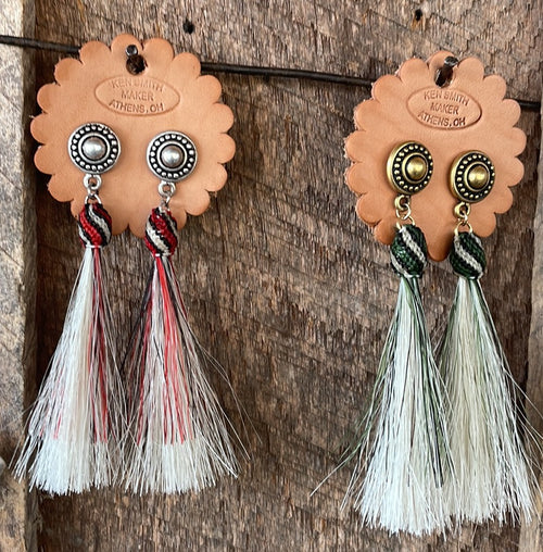 Earrings Hitched Horsehair image 1