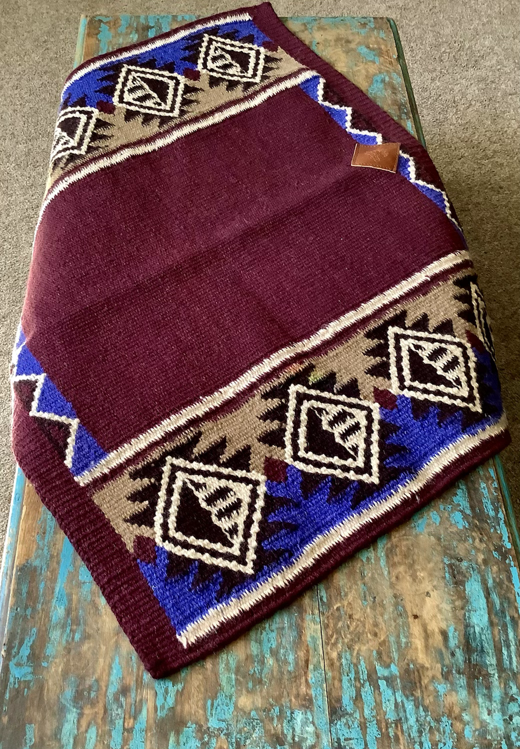 Wool Saddle Blanket ~ The Traveler image 0
