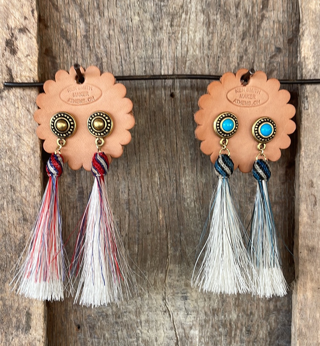 Earrings Hitched Horsehair image 0