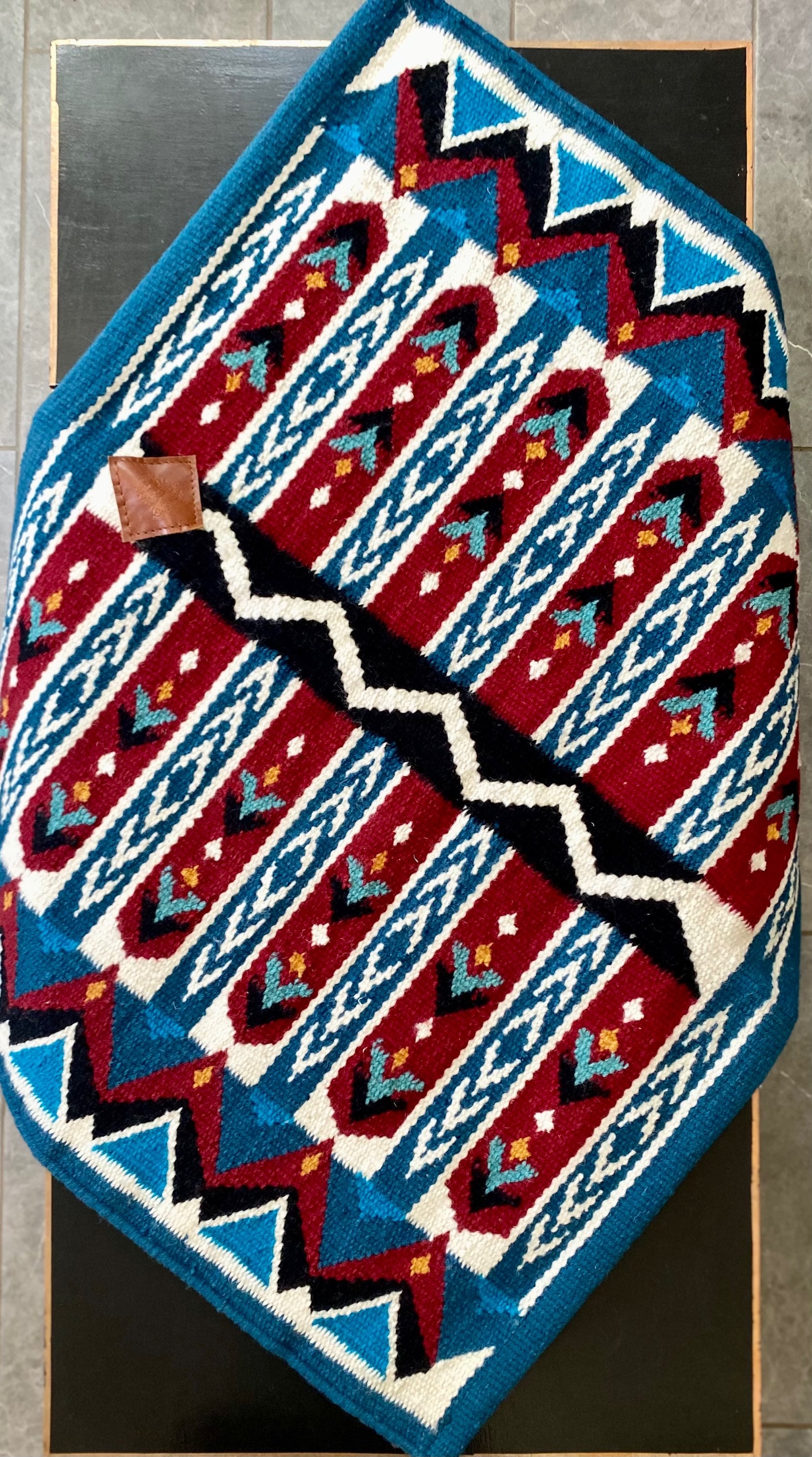 Wool Saddle BLanket ~ Laredo image 0