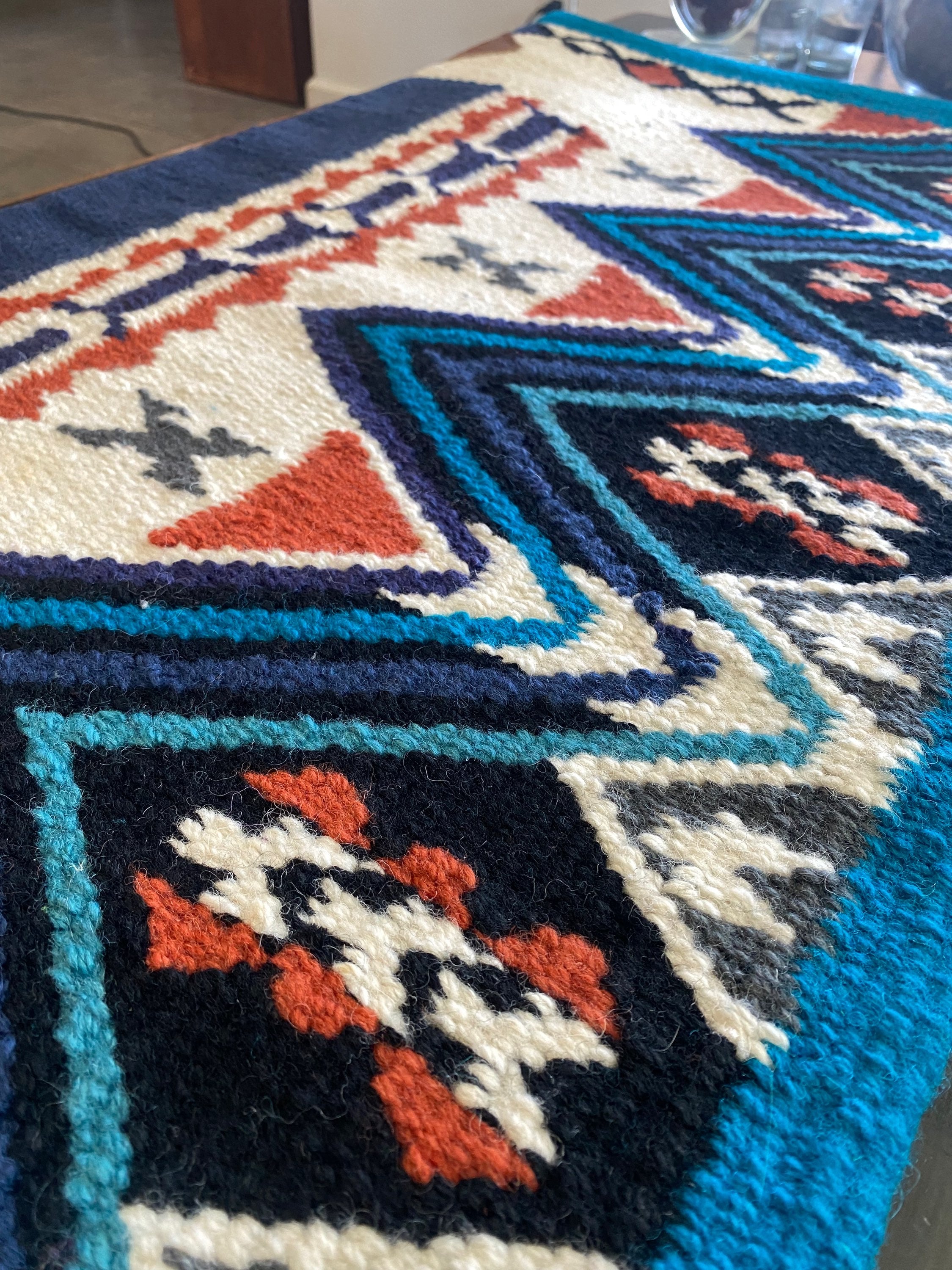Wool Saddle Blanket ~ Midnight Rider image 3