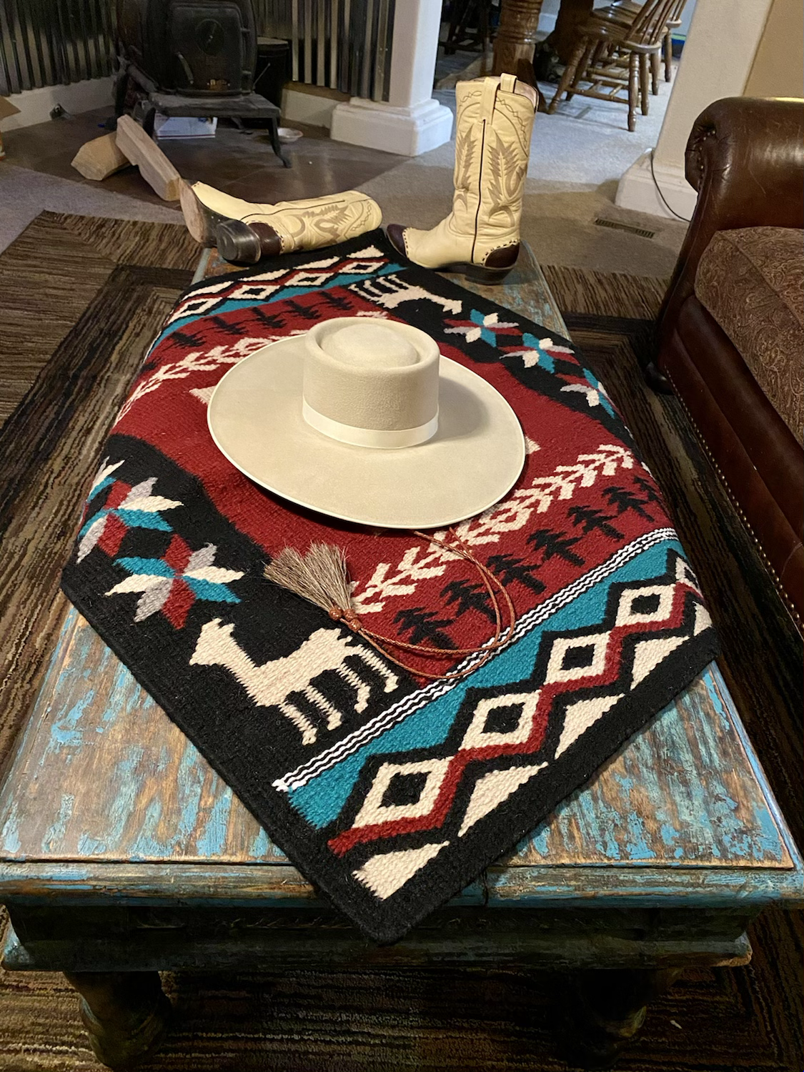 Saddle Blanket Wool ~ Reflection image 2