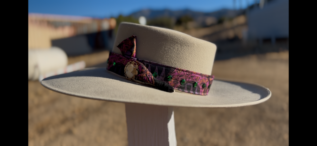 The Cameo ~ Gossamer Cowgirl Hat Band
