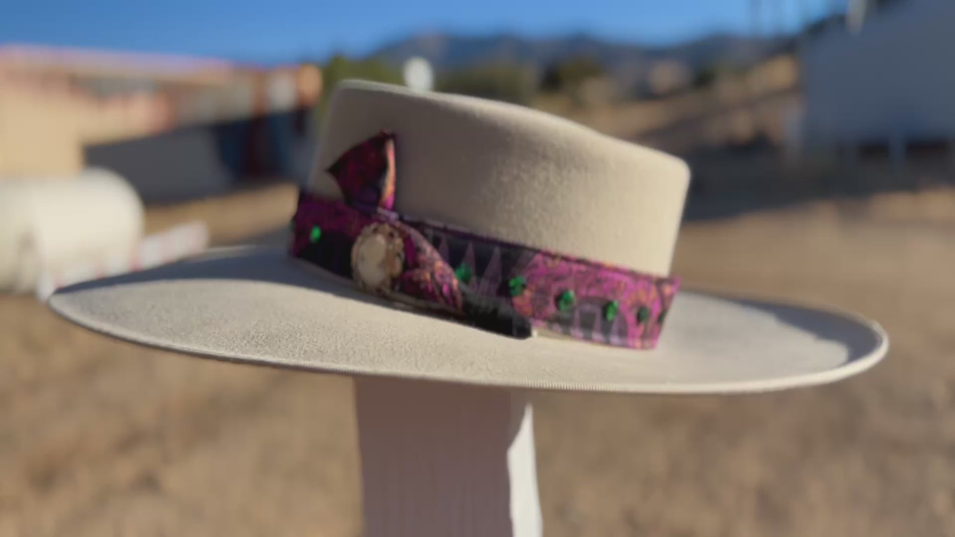 The Cameo ~ Gossamer Cowgirl Hat Band